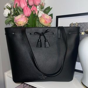 Kate Spade Hayes Medium Black Tote